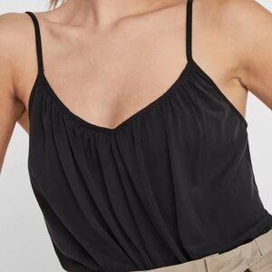 Wade Voss Black Spaghetti Strap Top